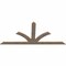 Ekena Millwork Richland Smooth Timber Gable Bracket, Douglas Fir, 96"W x 44"H x 1 1/2"D x 5 1/2"F, 11/12 Pitch GBW096X44X0206RIC00SDF - alternate 4